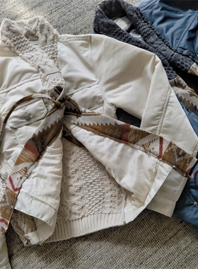 SONOFLOONG复古拼接道袍101宽松remake棉衣夹克日系秋冬保暖潮流