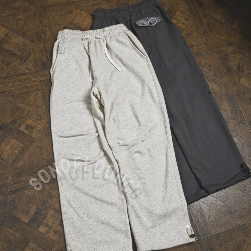 SONOFLOONG复古美式毛圈卫裤全棉水洗立体剪裁休闲宽松长裤弯刀裤,男装,卫裤,淘宝优惠券,粉丝福利购,淘宝优惠卷