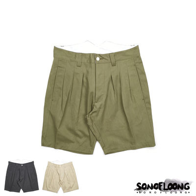 SONOFLOONG日系复古休闲短裤