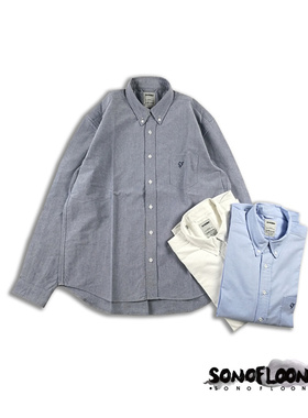 GC出品SONOFLOONG KENNEDY'S shirt全棉牛津纺素色潮牌衬衫厚DCDT