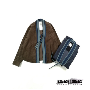 SONOFLOONG灯芯绒古布道袍外套复古开衫衬衫潮KUBA LHAMO非visvim