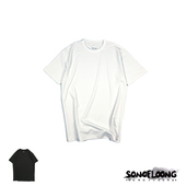 SONOFLOONG埃及棉GIZA长绒棉丝光男女短袖 打底纯色T恤TEE潮余文乐