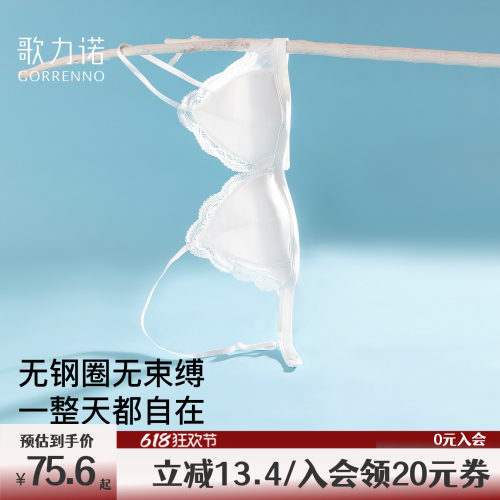 薄款白色小胸聚拢性感内衣少女款