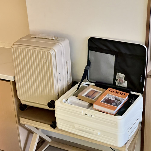 前开口行李箱女2024新款拉杆箱密码旅行箱学生皮箱子男登机箱20寸