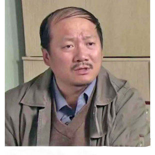 谢广坤同款假发秃顶少量黑色短直头套男士影视舞台表演搞笑道具