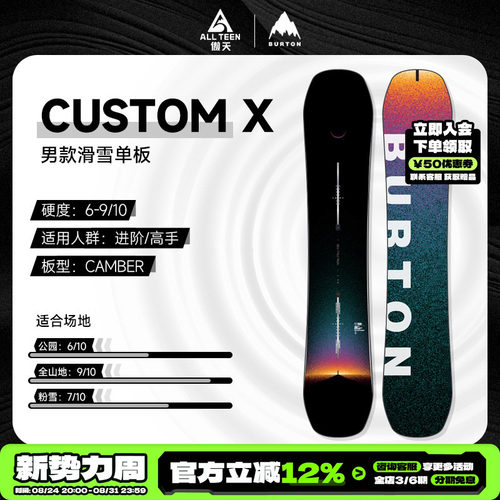 2425款BURTON伯顿单板滑雪板
