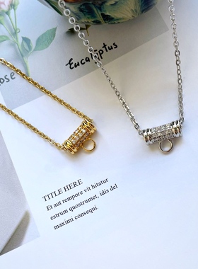 泰国佛牌清新镶钻不掉色项链厂价