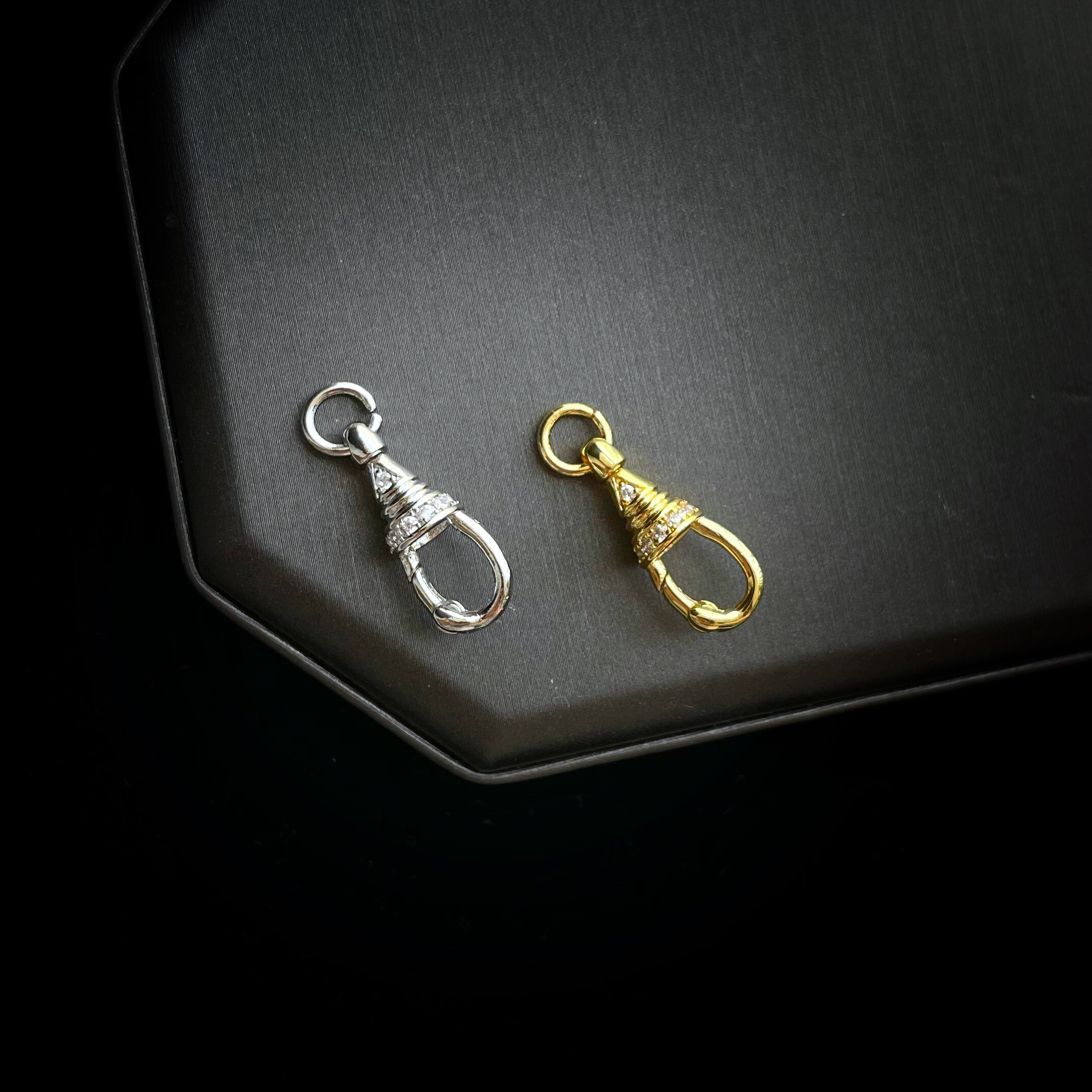 新款微镶钻360度旋转泰国佛牌链