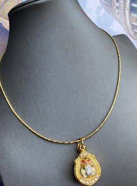 金属项圈泰国佛牌欧美锁骨链厂价