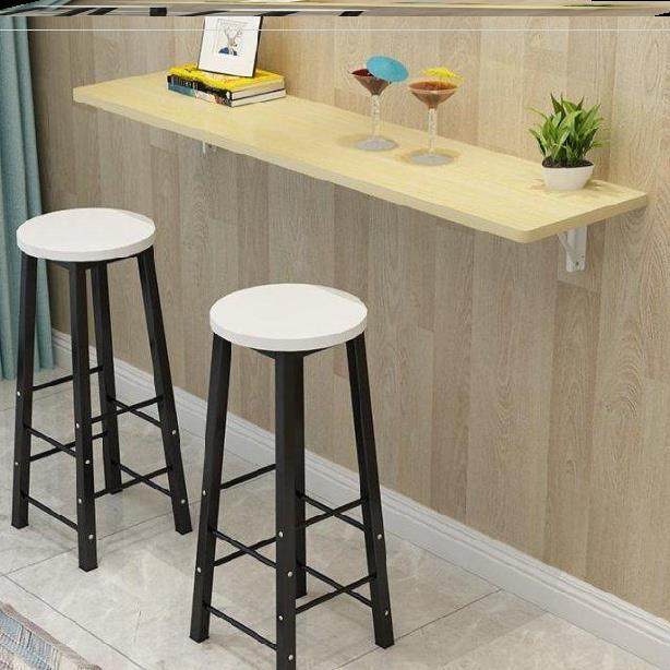 高腳北歐折疊吧台桌家用挂牆牆上隱形可折疊桌子椅子挂壁奶茶店在類目 住宅傢俱, 案/臺類, 吧檯中 - 來自Buy2taobao.com提供專業的淘寶代購服務