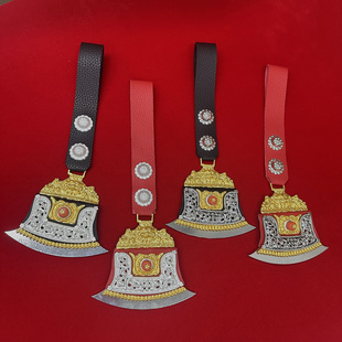 合金属仿银藏区藏式腰间藏族腰链饰品新锅庄舞女中国风火镰