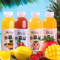 Pure fruit juice drink fruit taste peach hawthorn juice 500ml * 4 * 15 bottles mango pineapple beverage fruit and vegetable juice whole box