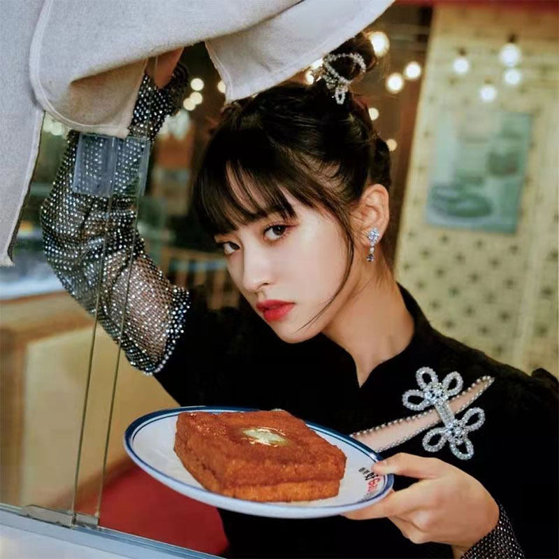 网红抖音同款镶水钻石袖子防晒袖套百搭可拆卸闪亮酒吧广场舞台