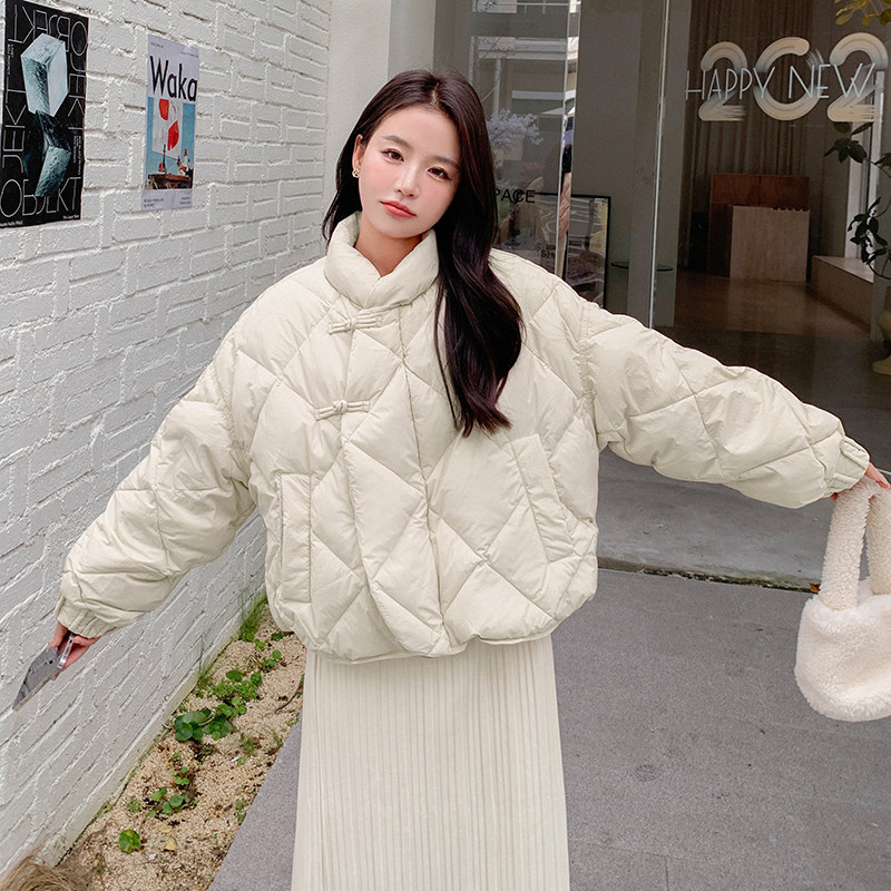 现货复古盘扣立领羽绒服短款253A-Y6607-p210-k298,女装羽绒服,浙宝253A