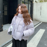 【新款】现货紫色短款连帽羽绒服253A-Y2585-p200-k299,女装羽绒服,浙宝253A,浙宝-网红风