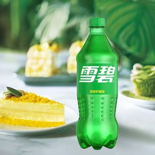 可口可乐雪碧含糖口味888ml*1瓶