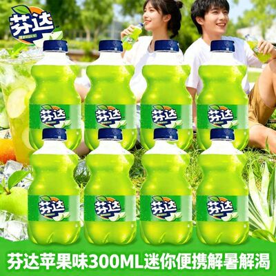 可口可乐芬达青苹果味300ml*12瓶