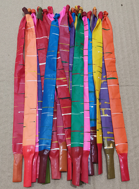 充气会飞会叫会响的加厚火箭气球细长飞天长条小汽球玩具吹龙口哨