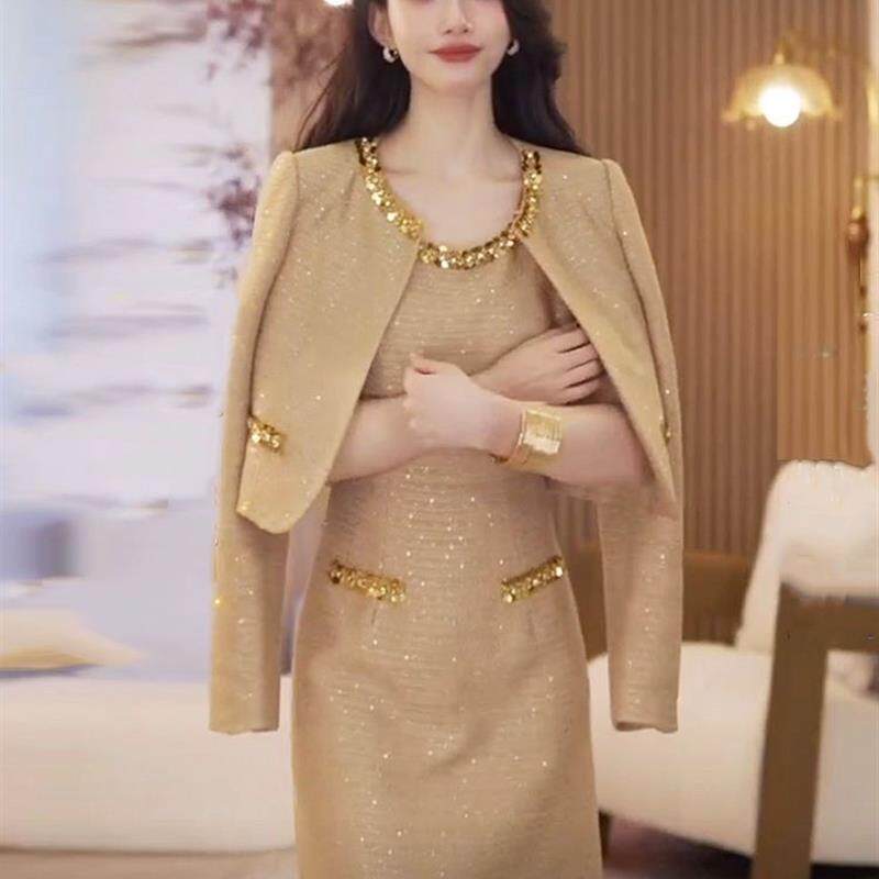 单/套装 法式浪漫高贵独特设计时尚套装