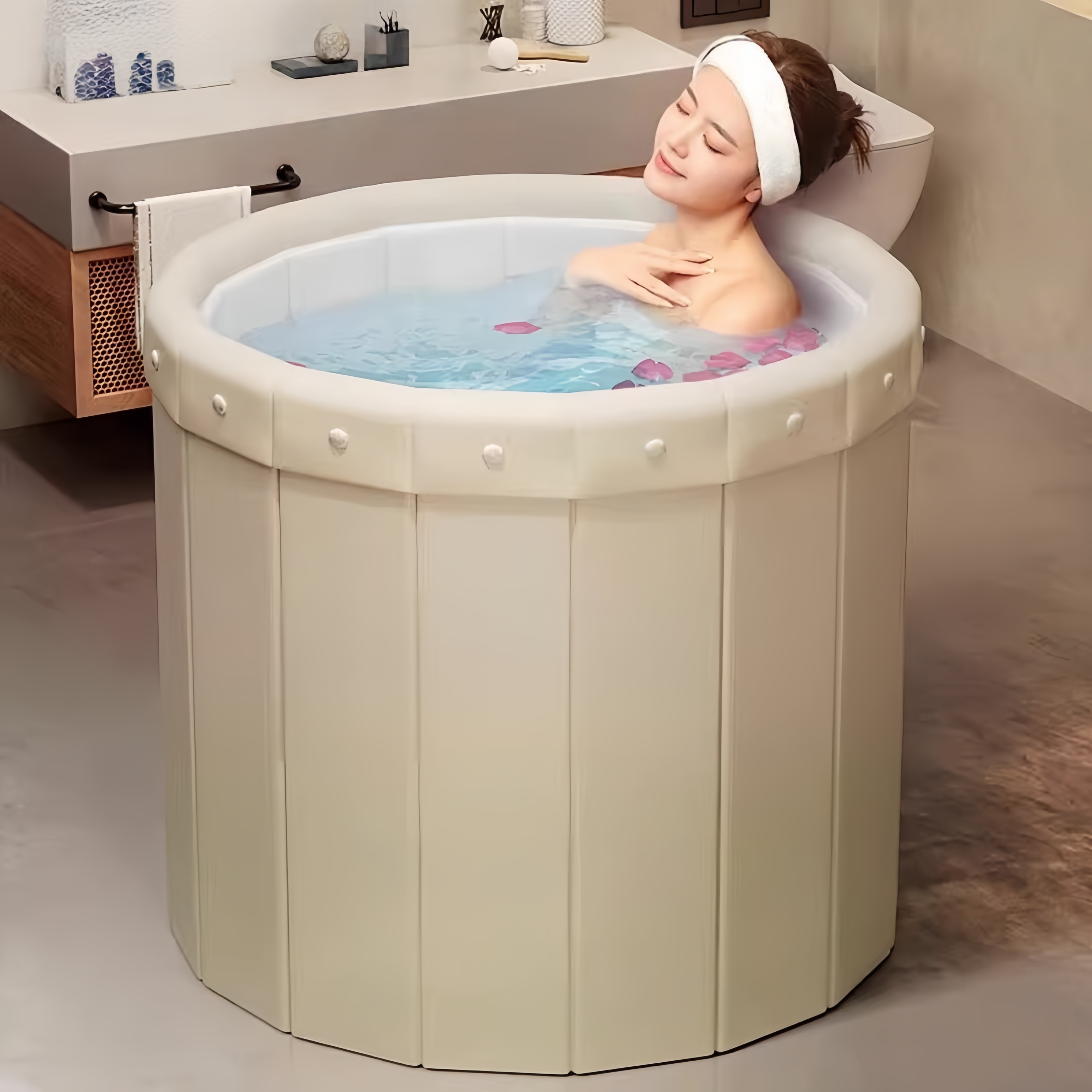 日本进口川奈Kawana泡澡桶大人