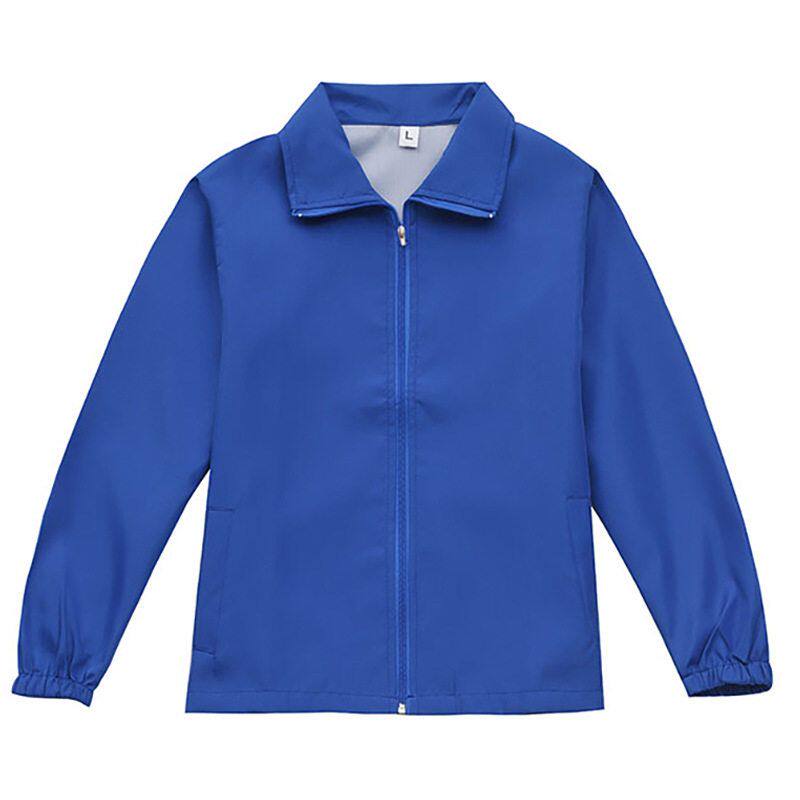 夏季长袖公司团建活动风衣定制印字促销展会户外工作服外套印logo