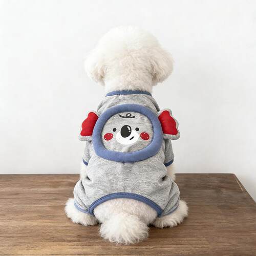 宠物秋冬狗狗衣服立体考拉四脚衣猫咪连体衣防着凉泰迪比熊雪纳瑞