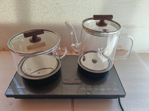 美的电茶炉茶盘配件Mk-KFT10/KFT20/KFT21全新原厂玻璃水壶消毒锅