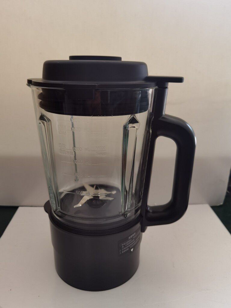 美的破壁机配件PB40E253/254/255/258/PB40Q3原厂加热搅拌玻璃杯