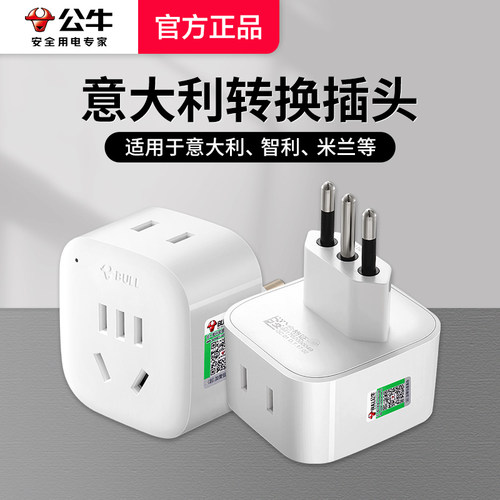 公牛意大利转换插转换器