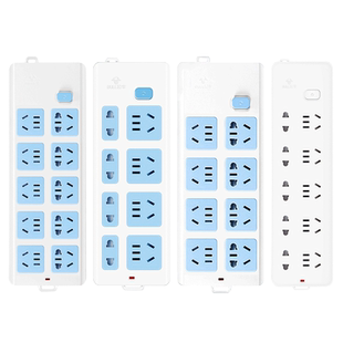 公牛插座无线插排插板不带线正品多功能家用电源多孔大功率接线板
