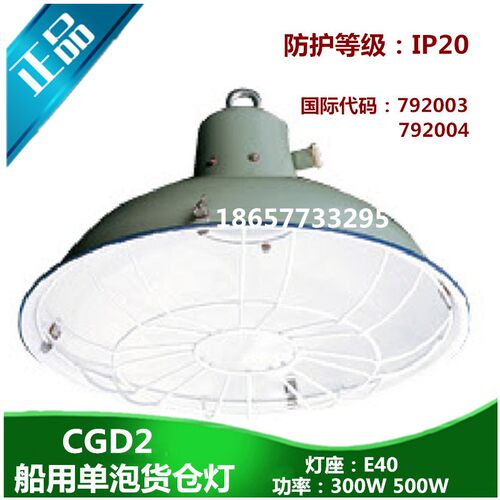 船用 钢质单泡白炽货舱灯CGD2 带金属保护网 灯座E40厂家直销