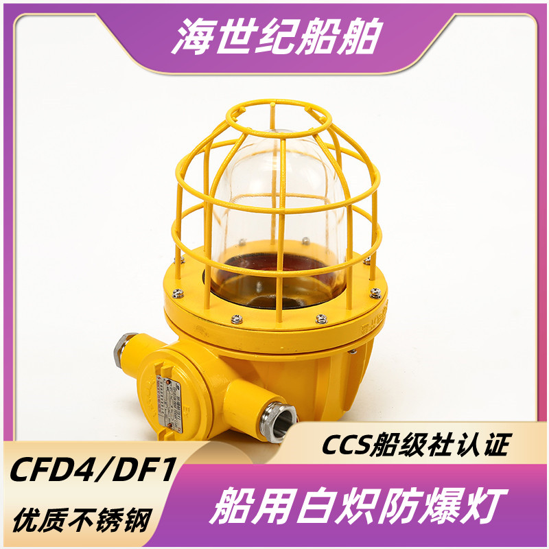 船用不锈钢白炽防爆灯CFD4/DF1
