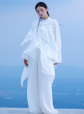 舞瑞祥成人现代舞中国舞服装太极功夫禅愈禅修宽松飘逸上衣长裤