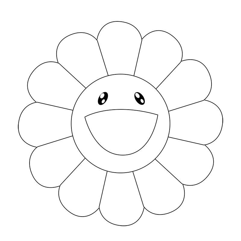 太阳花大油画框 村上隆毛球画画板   顺丰速运 破损包赔 可代发