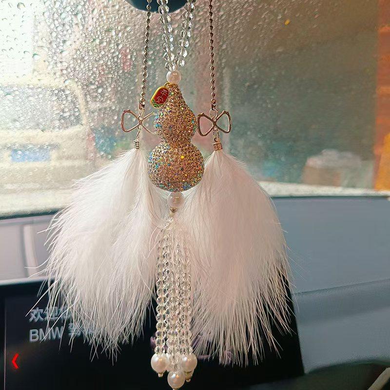 福禄葫芦镶钻轻奢汽车挂件车内高级感车挂平安后视镜吊坠装饰车载,汽车用品/电子/清洗/改装,车挂,淘宝优惠券,粉丝福利购,淘宝优惠卷