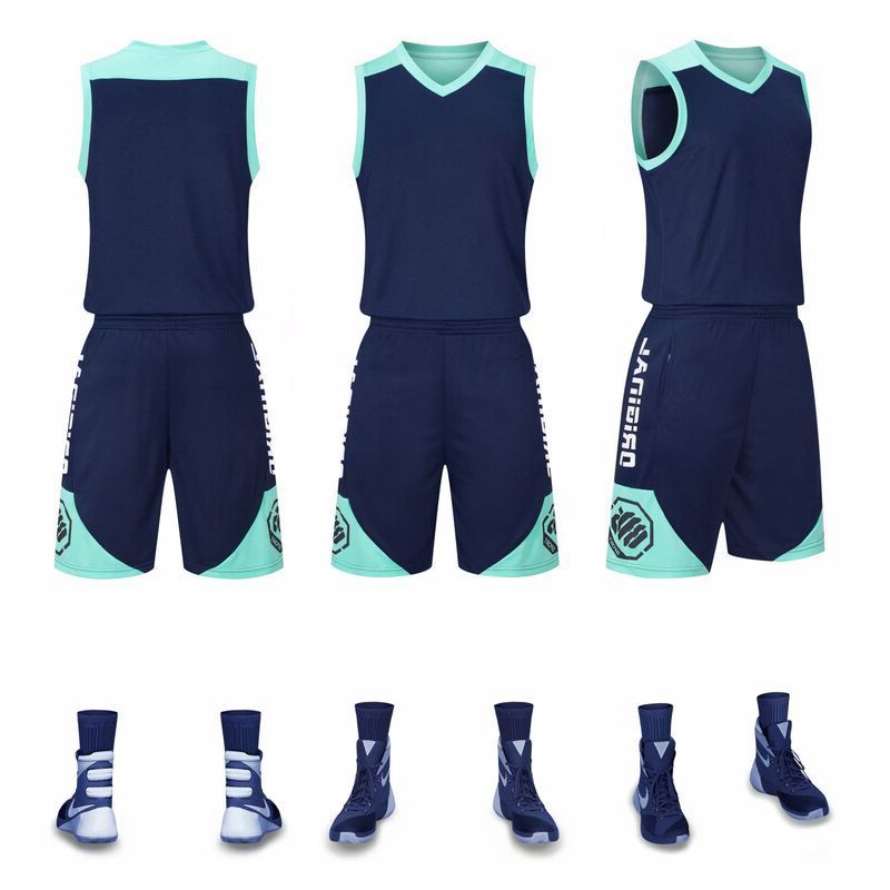 篮球服号成人有男印球服套装口袋图片