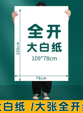 全开超大白纸大张画纸涂鸦画画纸
