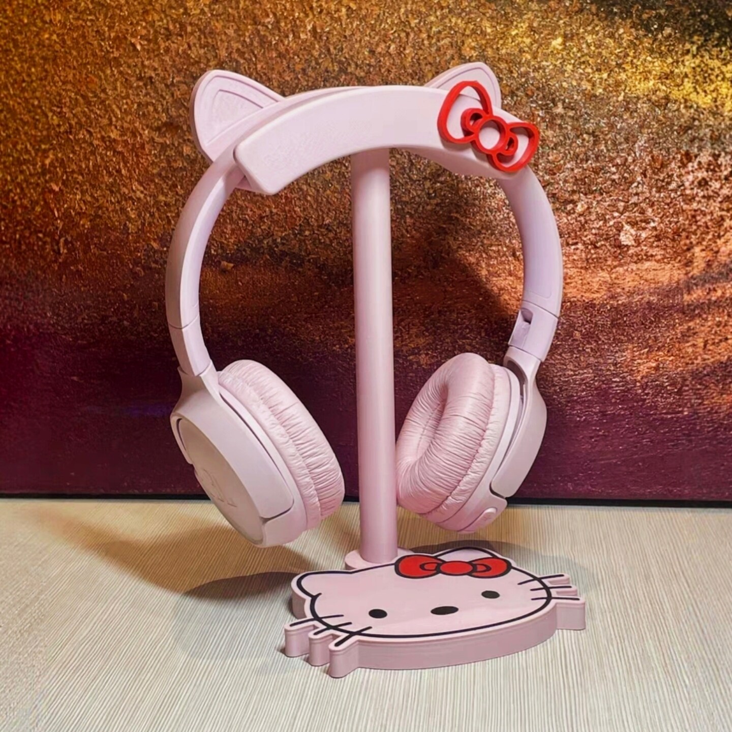 HelloKitty女生耳机挂架收纳架图片