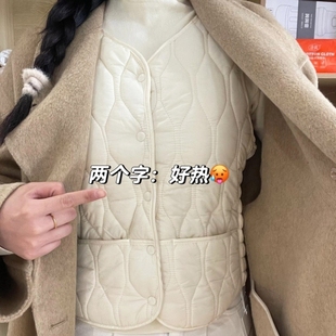 【三穿搭法】马甲羊羔绒女款羽绒棉内胆东北加绒加厚保暖背心