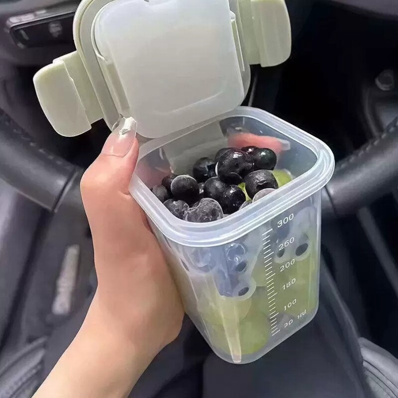 【自带冰盒】保鲜盒水果便当盒辅食密封盒食品级上班带饭轻便饭盒