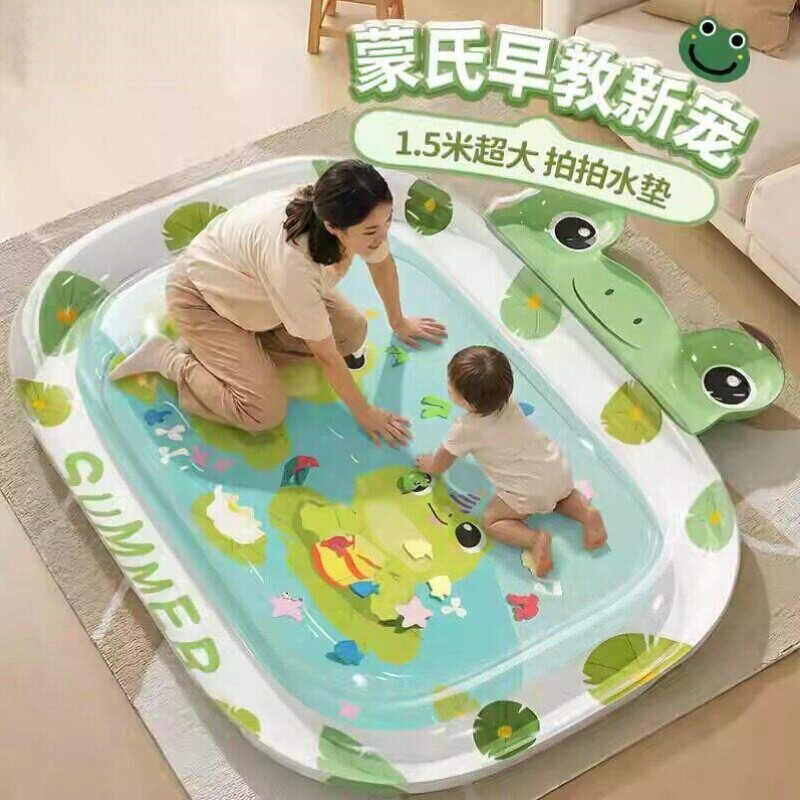 拍拍水垫婴幼儿童爬爬水床垫蒙氏益智玩具大号夏季宝宝加厚踩水袋
