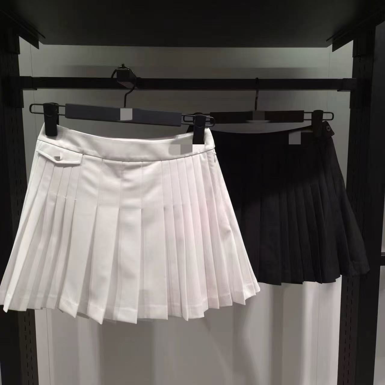 日韩原单高尔夫服装百褶裙女运动短裙网球裙半身裙高腰褶皱裙子