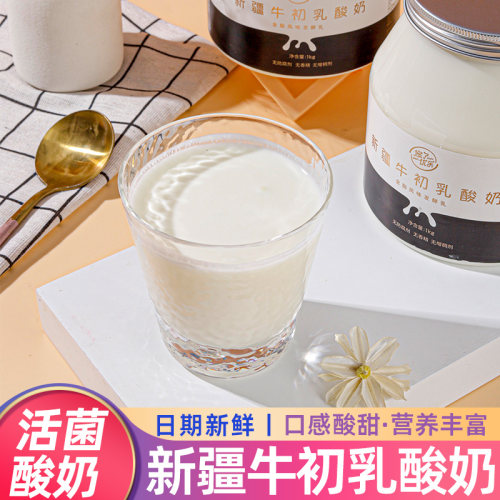 新疆悠了优乐牛初乳酸奶鲜奶发酵
