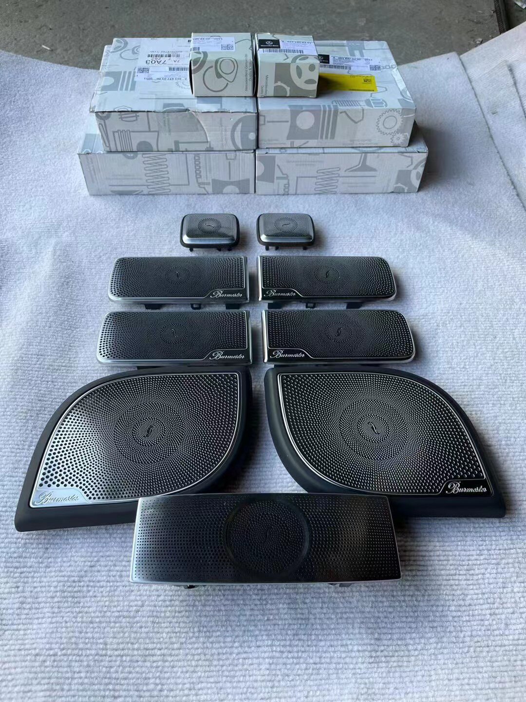 奔驰大G车门柏林盖板g63G55原厂喇叭盖柏林音响罩大G原厂升级改装