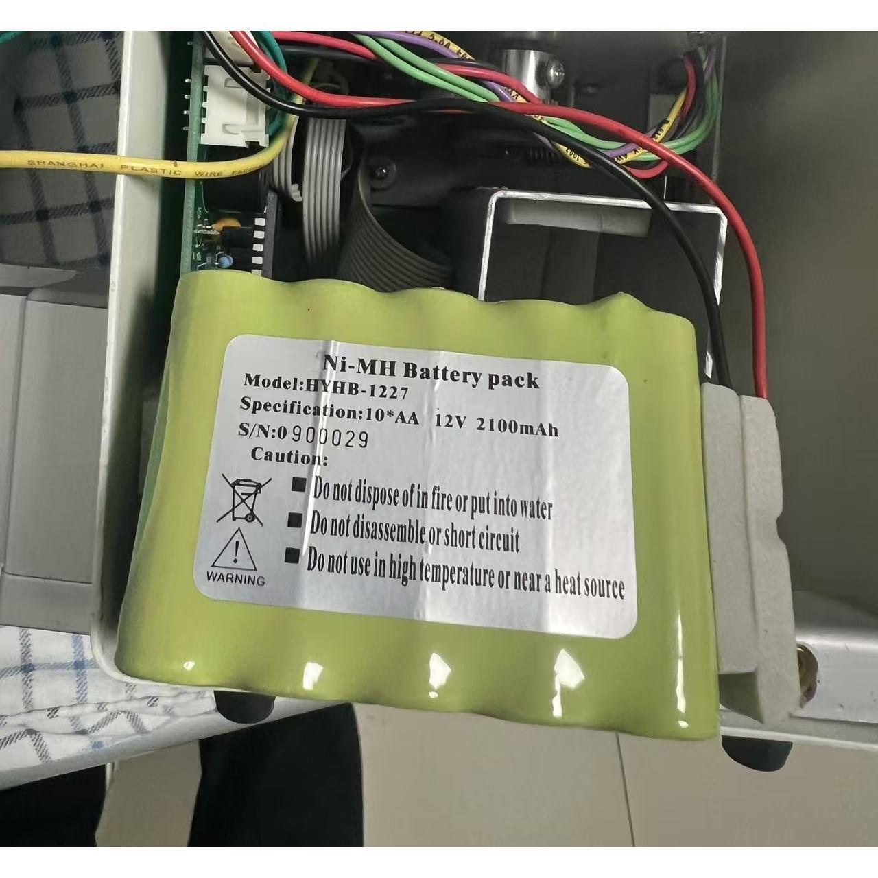 适用上海安洁AJ5800电脑输液泵电池 10*AA 12V 2100mAh充电电池组