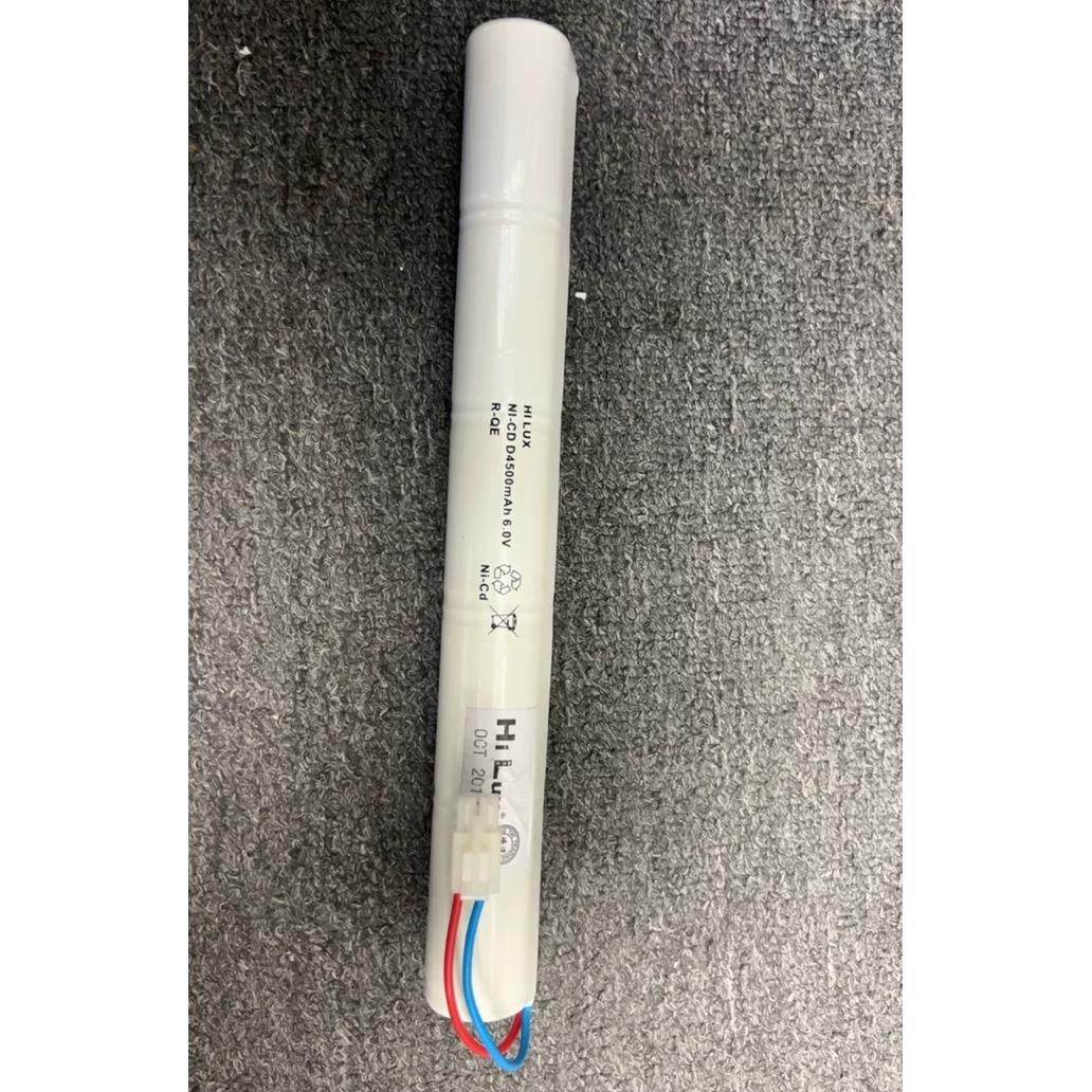 适用消防应急灯电池NI-CD D4500mAh 6.0V大号充电电池组