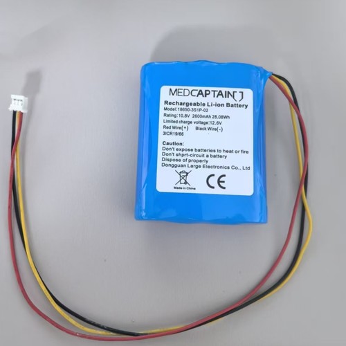 适用麦科田SYS-52 -50注射泵 10.8V电池MEDCAPTAIN18650-3S电池组