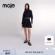 式 Maje秋冬女装 连衣裙 高知风黑色腰部拼接短款 收腰衬衫 法式 时尚