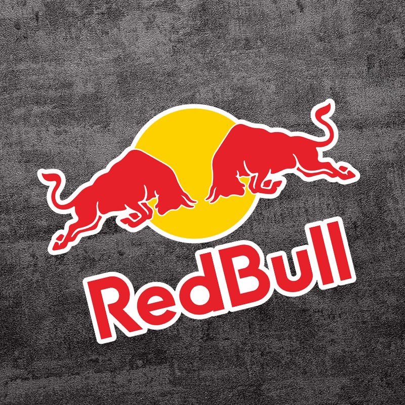 红牛Redbull车贴个性创意反光贴汽车电动摩托车划痕贴改装车贴纸