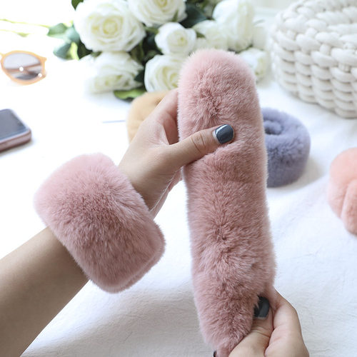 韩国气质时尚北欧獭兔柔软毛绒